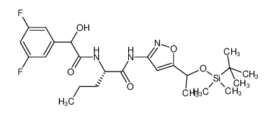 2-[2-(3,5-difluoro-phenyl)-2-hydroxy-acetylamino]-pentanoic acid {5-[1-(tert-butyl-dimethyl-silanyloxy)-ethyl]-isoxazol-3-yl}-amide CAS:794565-38-1 manufacturer & supplier