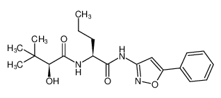 (S)-2-((S)-2-hydroxy-3,3-dimethylbutanamido)-N-(5-phenylisoxazol-3-yl)pentanamide CAS:794565-70-1 manufacturer & supplier