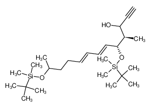 (6E,8E)-(4R,5R)-5,12-Bis-(tert-butyl-dimethyl-silanyloxy)-4-methyl-trideca-6,8-dien-1-yn-3-ol CAS:794568-07-3 manufacturer & supplier