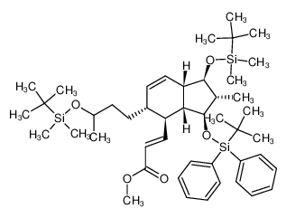 (E)-3-[(1R,2S,3S,3aR,4S,5R,7aS)-1-(tert-Butyl-dimethyl-silanyloxy)-5-[3-(tert-butyl-dimethyl-silanyloxy)-butyl]-3-(tert-butyl-diphenyl-silanyloxy)-2-methyl-2,3,3a,4,5,7a-hexahydro-1H-inden-4-yl]-acrylic acid methyl ester CAS:794568-14-2 manu