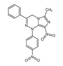 6-Methyl-8-nitro-1-(4-nitro-phenyl)-3-phenyl-1,4-dihydro-imidazo[5,1-c][1,2,4]triazine CAS:79457-04-8 manufacturer & supplier