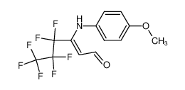 (E)-4,4,5,5,6,6,6-Heptafluoro-3-(4-methoxy-phenylamino)-hex-2-enal CAS:794574-59-7 manufacturer & supplier