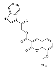 2-(1H-indol-3-yl)-2-oxoethyl 8-ethoxy-2-oxo-2H-chromene-3-carboxylate CAS:794577-78-9 manufacturer & supplier