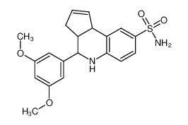 4-(3,5-dimethoxyphenyl)-3a,4,5,9b-tetrahydro-3H-cyclopenta[c]quinoline-8-sulfonamide CAS:794586-84-8 manufacturer & supplier