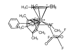 (C5(CH3)5)2U(η2(N,N')-CH3NNC(C6H5)2)(trifluoromethanesulfonate)(1-) CAS:794587-42-1 manufacturer & supplier