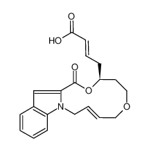 4-(14-oxo-5,8,11,12-tetrahydro-10H,14H-9,13-dioxa-4b-azacyclododeca[a]inden-12-yl)but-2-enoic acid CAS:794588-77-5 manufacturer & supplier