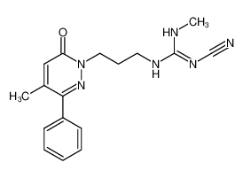 2-cyano-1-methyl-3-(3-(4-methyl-6-oxo-3-phenylpyridazin-1(6H)-yl)propyl)guanidine CAS:79460-06-3 manufacturer & supplier