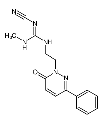 (E)-2-cyano-1-methyl-3-(2-(6-oxo-3-phenylpyridazin-1(6H)-yl)ethyl)guanidine CAS:79461-13-5 manufacturer & supplier