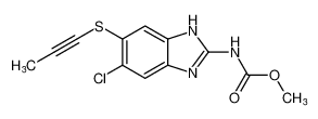 methyl (5-chloro-6-(prop-1-yn-1-ylthio)-1H-benzo[d]imidazol-2-yl)carbamate CAS:79475-18-6 manufacturer & supplier