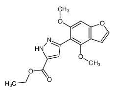 ethyl 4-(4',6'-dimethoxy-5'-benzofuranyl)pyrazole-2-carboxylate CAS:79476-10-1 manufacturer & supplier