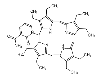 5-(3-carbamoyl-1,2-dihydro-2-oxo-1-pyridyl)octaethylporphyrin CAS:79489-58-0 manufacturer & supplier