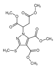 1-(1,2-Bis(methoxycarbonyl)ethyl)-3-(methylthio)-4,5-pyrazoldicarbonsaeure-dimethylester CAS:79489-91-1 manufacturer & supplier