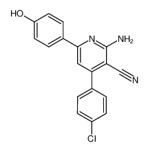 2-amino-3-cyano-4-(p-chlorophenyl)-6-(p-hydroxyphenyl)-pyridine CAS:79492-51-6 manufacturer & supplier