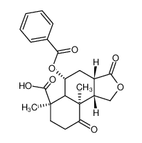 (3aS,5R,6R,9aR,9bS)-5-Benzoyloxy-6,9a-dimethyl-3,9-dioxo-dodecahydro-naphtho[1,2-c]furan-6-carboxylic acid CAS:79498-93-4 manufacturer & supplier