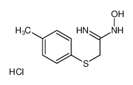 N'-hydroxy-2-(4-methylphenyl)sulfanylethanimidamide,hydrochloride CAS:79506-83-5 manufacturer & supplier