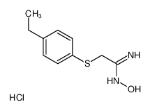 2-(4-ethylphenyl)sulfanyl-N'-hydroxyethanimidamide,hydrochloride CAS:79506-84-6 manufacturer & supplier