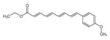 ethyl 9-(4-methoxyphenyl)-2,4,6,8-nonatetraenoate CAS:79512-93-9 manufacturer & supplier