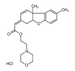 2-morpholin-4-ylethyl (2E)-2-(8,9b-dimethyl-4,4a-dihydrodibenzofuran-3-ylidene)acetate,hydrochloride CAS:79525-39-6 manufacturer & supplier