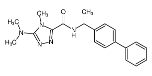 N-(1-([1,1'-biphenyl]-4-yl)ethyl)-5-(dimethylamino)-4-methyl-4H-1,2,4-triazole-3-carboxamide CAS:795276-21-0 manufacturer & supplier