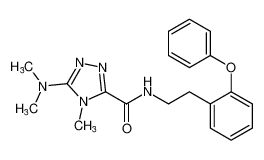 5-(dimethylamino)-4-methyl-N-(2-phenoxyphenethyl)-4H-1,2,4-triazole-3-carboxamide CAS:795276-38-9 manufacturer & supplier