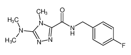 5-(dimethylamino)-N-(4-fluorobenzyl)-4-methyl-4H-1,2,4-triazole-3-carboxamide CAS:795276-51-6 manufacturer & supplier