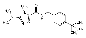 N-(4-(tert-butyl)benzyl)-5-(dimethylamino)-4-methyl-4H-1,2,4-triazole-3-carboxamide CAS:795276-59-4 manufacturer & supplier