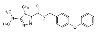 5-(dimethylamino)-4-methyl-N-(4-phenoxybenzyl)-4H-1,2,4-triazole-3-carboxamide CAS:795276-60-7 manufacturer & supplier