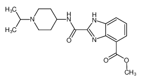 2-(1-isopropyl-piperidin-4-ylcarbamoyl)-1H-benzoimidazole-4-carboxylic acid methyl ester CAS:795296-18-3 manufacturer & supplier