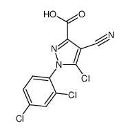 5-chloro-4-cyano-1-(2,4-dichloro-phenyl)-1H-pyrazole-3-carboxylic acid CAS:795305-89-4 manufacturer & supplier