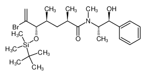 (2R,4S,5S)-6-Bromo-5-(tert-butyl-dimethyl-silanyloxy)-2,4-dimethyl-hept-6-enoic acid ((1S,2S)-2-hydroxy-1-methyl-2-phenyl-ethyl)-methyl-amide CAS:795306-42-2 manufacturer & supplier