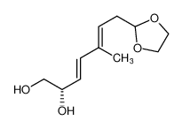 3,5-Heptadiene-1,2-diol, 7-(1,3-dioxolan-2-yl)-5-methyl-, (2S,3E,5E)- CAS:795308-09-7 manufacturer & supplier