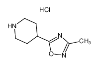 4-(3-methyl-[1,2,4]oxadiazol-5-yl)-piperidine hydrochloride CAS:795310-80-4 manufacturer & supplier