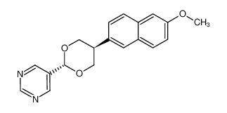 trans-5-(6-methoxy-2-naphthyl)-2-(3-pyrimidinyl)-1,3-dioxane CAS:79539-64-3 manufacturer & supplier