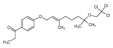 1-{4-[(E)-3,7-Dimethyl-7-(2,2,2-trichloro-ethoxy)-oct-2-enyloxy]-phenyl}-propan-1-one CAS:79550-45-1 manufacturer & supplier