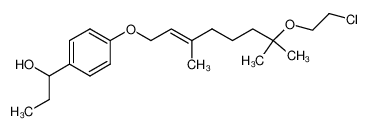 1-{4-[(E)-7-(2-Chloro-ethoxy)-3,7-dimethyl-oct-2-enyloxy]-phenyl}-propan-1-ol CAS:79550-68-8 manufacturer & supplier