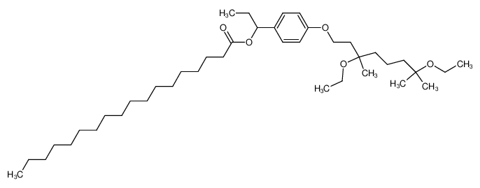 Octadecanoic acid 1-[4-(3,7-diethoxy-3,7-dimethyl-octyloxy)-phenyl]-propyl ester CAS:79551-12-5 manufacturer & supplier