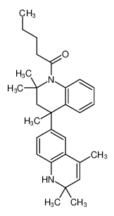 1-(2,2,2',2',4,4'-hexamethyl-1',2',3,4-tetrahydro-[4,6'-biquinolin]-1(2H)-yl)pentan-1-one CAS:79552-18-4 manufacturer & supplier