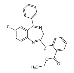 ethyl 2-((7-chloro-5-phenyl-3H-benzo[e][1,4]diazepin-2-yl)amino)benzoate CAS:79555-33-2 manufacturer & supplier