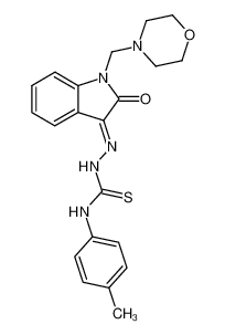 2-(1-(morpholinomethyl)-2-oxoindolin-3-ylidene)-N-(p-tolyl)hydrazine-1-carbothioamide CAS:79560-88-6 manufacturer & supplier