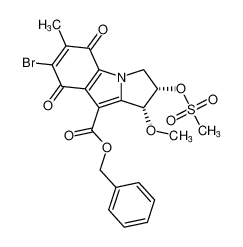 benzyl (1R,2S)-7-bromo-1-methoxy-6-methyl-2-((methylsulfonyl)oxy)-5,8-dioxo-2,3,5,8-tetrahydro-1H-pyrrolo[1,2-a]indole-9-carboxylate CAS:79562-62-2 manufacturer & supplier