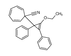 1-(2-ethoxy-1,3-diphenylcycloprop-2-en-1-yl)cyclohepta-2,4,6-triene-1-carbonitrile CAS:79574-43-9 manufacturer & supplier