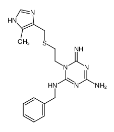 4-Amino-6-benzylamino-1-(2-((5(4)-methyl-4(5)-imidazolyl)-methylthio)-ethyl)-2-imino-1,2-dihydro-1,3,5-triazin CAS:79576-87-7 manufacturer & supplier