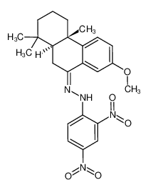 N-(2,4-Dinitro-phenyl)-N'-[(4aS,10aS)-7-methoxy-1,1,4a-trimethyl-2,3,4,4a,10,10a-hexahydro-1H-phenanthren-(9Z)-ylidene]-hydrazine CAS:79578-07-7 manufacturer & supplier