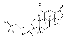 (1R,3aS,3bS,9aR,9bS,11aR)-1-((R)-1,5-Dimethyl-hexyl)-9a,11a-dimethyl-7-oxo-2,3,3a,3b,7,8,9,9a,9b,10,11,11a-dodecahydro-1H-cyclopenta[f]pyrrolo[2,1-a]isoquinoline-4-carbaldehyde CAS:79581-22-9 manufacturer & supplier