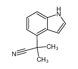 2-(1H-Indol-4-yl)-2-methyl-propionitrile CAS:79584-69-3 manufacturer & supplier