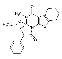 3a-Ethoxy-4-methyl-2-phenyl-3a,4,6,7,8,9-hexahydro-3,10-dithia-4,10b-diaza-cyclopenta[a]fluorene-1,5-dione CAS:79598-26-8 manufacturer & supplier