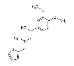 1-(3,4-Dimethoxy-phenyl)-2-(methyl-thiophen-2-ylmethyl-amino)-ethanol CAS:79599-90-9 manufacturer & supplier