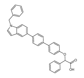 {[4'-(1-benzyl-1H-indol-5-yl)biphenyl-4-yl]oxy}phenylacetic acid CAS:796033-50-6 manufacturer & supplier