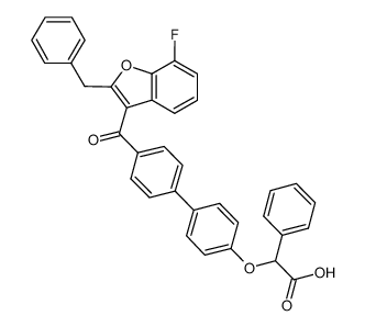 ({4'-[(2-benzyl-7-fluoro-1-benzofuran-3-yl)carbonyl]biphenyl-4-yl}oxy)phenylacetic acid CAS:796033-83-5 manufacturer & supplier