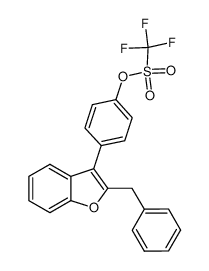 trifluoro-methanesulfonic acid 4-(2-benzyl-benzofuran-3-yl)-phenyl ester CAS:796034-17-8 manufacturer & supplier